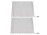 Fireplace Mesh Screen Curtain 2 Wide Panels Hanging Replacement Screens for Home Wood Burning V1294-YM0706-3114230116512