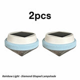 Solar Floating Pool Lights with Multicolor Glow, Two Shape Options , Automatic Day V1341-ZY-79MV9QLU-2PCSDIAMONDLIGHTEFFECT