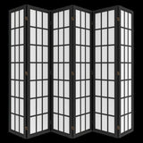 Levede 6 Panel Room Divider 170cm Freestanding Screen RD3003-6-BK