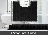 Original Luxury Shaggy Bath Mat Large Size U-Shaped, Soft and Cozy, Super Absorbent Water, V1189-LC-AMZ-00309