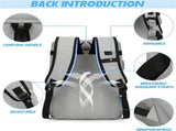 Cooler Backpack, Waterproof Insulated Soft Cooler Bag with Bottle Opener for Picnic, Beach, Camping V1237-ZY-917-269