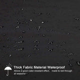 Oxford Rectangular Table Cover for Garden Furniture UV Protection, Black, 215 x 135 x 75cm V1237-ZY-528-110