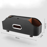 New car headrest Rear seat Multifunctional Storage partition Design, with Cup Holder, Tissue V1192-AZ-W-0441