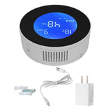 1 Pack WiFi Natural Gas Leak Detector for Home Gas Alarm and Monitor with LCD Display Screen Real V1294-YM0901-HS7871