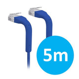 UBIQUITI patch cable with both end bendable RJ45 5m - Blue V177-L-NHU-UC-PATCH-5M-BL