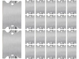 50 Pcs Nail Plates for Wood Studs, 1.5" x 2.5" Cable Wire Protector with Pointed Prongs, Steel V1192-AZ-W-1069