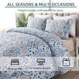 Tasteful Quilted Bedspread and Pillowcases Set: Subtle Sophistication for Your Space - Queen size V745-MAC080372Q13U