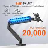 VEVOR Single Monitor Mount, Supports 13"-32", 330-813 mm Screen, Fully Adjustable Gas Spring Monitor V952-XSQBJDMBQDHBUC1YIV0