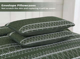 Elegant Quilted Bedspread and Pillowcases Set Perfect for a Luxe Bedroom Feel - Queen size V745-MAC090443Q13U