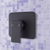 Shower Bath Mixer Tap Bathroom WATERMARK Approved - Electroplated Matte Black V63-827891