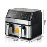 Air Fryer with Dual Basket multimode Oil-Free Cooking V612-RAF_AIRFRYER