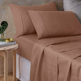 Vintage Design Homewares Hazelnut 100% Hemp Sheet Set King V442-HIN-SHEETS-HEMP-HAZELNUT-KI
