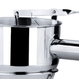 Stainless Steel Pancake Batter Dispenser Funnel 1200ML Large Capacity Conical Funnel with Rack V1294-YM0626-3118220317812