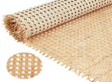 1 Roll Nature Rattan Cane Webbing, Rattan Webbing Roll for Caning Projects, Woven Open Mesh Cane for V1192-AZ-W-17957