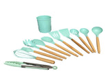 12pcs Nylon Cooking Utensil Set BPA Free Heat Resistant Prevents Stick Utensil Set for V1294-YM0626-3118220313311