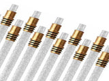 10PCS Wine Bottle Torch Wicks Kit Fiberglass Replacement Wicks with Brass Torch Wick Holders for DIY V1294-YM0901-3117240155511