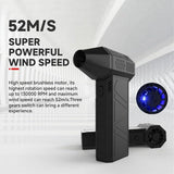 130000 RPM Powered Mini Jet Fan Dry Fan Mini Blower Turbo Fan Multifunctional V201-GFJ5000BL8AU