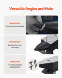 VEVOR Blacksmith Anvil Steel Round Horn Anvil 22lb 10kg 2 Holes for Metal Work V952-TZHSBBDDWC22JRI2MV0
