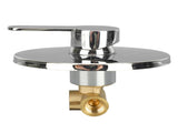 Shower Handle Valve All Copper Concealed 3 Way Round Hot and Cold Shower Faucet Shower Valve Trim V1294-YM0901-3112240027411