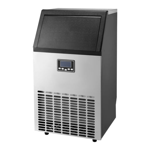 VEVOR Commercial Ice Maker Machine, 100lbs/24H Ice Maker Machine with 33lbs Storage Capacity, 45 Ice V952-SYYTSFBZBJX1KF06PV3