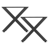 Table Legs, 750 x 790 mm Steel Furniture Legs, Modular Design, Easy Assembly, 1000 kg Max V952-ZTCFKXX2831IBPCFO001V0