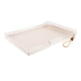 Clipboard Folder White Plastic with Dry Erase Top Panel and Large Storage Capacity V1369-AZ3-W-14525