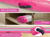 Powertrain Airtrack 20cm Thick 8m x 1m Inflatable Gymnastics Tumbling Mat Air Track - Pink IFM-0801-GYPK