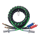 12FT Semi Truck Air Lines Kit, 3-in-1 Air Hoses & ABS Power Line for Semi Truck Trailer Tractor, V952-BKCKQRGTJSHYNJPDRV9