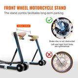 VEVOR Motorcycle Front & Rear Stand Lift 850 lbs Spoolift Paddock Swingarm Arm V952-YBSJZJTZXCXCS7LU8V0