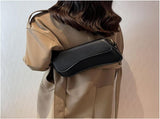 Women's Crescent Shoulder Bags Retro Y2k 90s Hobo Handbags Top Handle Faux Leather Underarm Bag V1259-DP01-A-2645