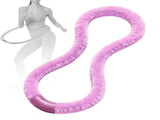 Fitness Hoop Hoop 1.5kg Training Workout Sports Equipment Abdomen for Office - Purple V1308-DSZKI-1666-2
