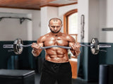 120cm Chrome Olympic EZ Curl Bar Weightlifting Barbell for Home Gym Training V63-770285