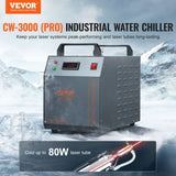 Industrial Water Chiller, CW-3000, 150W Air-Cooled Industrial Water Cooler Cooling System with V952-GYLSJFLS12L1YAX14V3