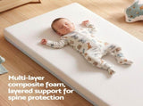 Giselle Bedding 15cm Cot Mattress, 38D Gel Memory Foam Cover MATTRESS-B-COT-DS-15-WH