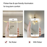 BAMDECOR 150cm Wing-Shaped LED Ceiling Light 3-Color Changeable Stepless Dimming High Light V255-WING-150