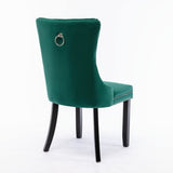 6x Velvet Dining Chairs- Green V226-SW1901GN-3