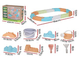 Keezi Kids Sandpit Set Beach Toys Sand Box Outdoor Backyard Play Area SAND-PLS-148-CLF