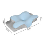 Dreamz Contour Memory Foam Pillow for Pain Relief PILO1007-BL