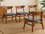 Levede 4xDining Chairs Kitchen Chair CH1067-2-WAX2