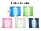 Sheer Curtains Little Star Print Window Screen Curtains for Living Room Dining Room office Hotel 1 V1294-YM0901-H26922W