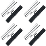 Feather Flag Pole Kit 4 Packs Swooper Flag Pole 16.3 ft with Ground Stakes V952-QGYMQJGZ45M4YDZQNV0