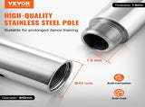 Professional Dancing Pole, Spinning Static Dancing Pole Kit, Portable Removable Pole, 45mm V952-DBDJYXYS8610L449GV0