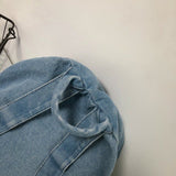 Denim Backpack Casual Style Lightweight Jeans Backpacks Classic Retro Travel Daypack well reduce the V1192-AZ-W-10045