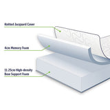 King Green Tea Memory Foam Mattress Cooling Comfort with CertiPUR-US Certified Foam V63-826561