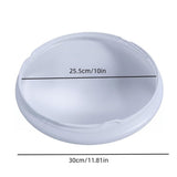 10 inch Acrylic Ceiling Fan Globe Replacement, Shock Resistant Plastic Light Cover Shade, Soft Light V1366-AZ2-W-25263