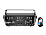 21 Eye DJ Party Strobe Light RGB Dj Disco DMX 512 Voice Activated Projector with Remote Control V1294-YM0901-L6841US
