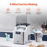 VEVOR Portable Countertop Ice Maker 45Lbs/24H Self-Cleaning with Scoop Basket V952-FBTMSZBJBXG4WO4T1V3