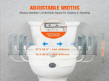 Raised Toilet Seat, 5" Height Raised, 350 lbs Weight Capacity, for Round and Elongated Toilet, Twist V952-XNSDSJGMTZDD2MQ2TV0