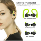 Sport In-Ear TWS Headphone True Wireless Bluetooth 5.0 Sports Earbuds, IPX7 Waterproof Stereo Sound, V1263-JX-92