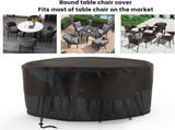 Fire Pit Cover Round, Outdoor Waterproof Patio Firepit Cover Round Fire Pit Table Cover V1370-AZ4-05883